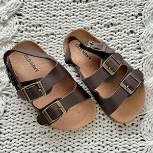 Old Navy | Faux-Leather Buckled Strap Sandals